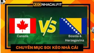 Nhận Định Canada Vs Bosnia & Herzegovina, Lúc 02H00 Ngày 13/06 - World Cup